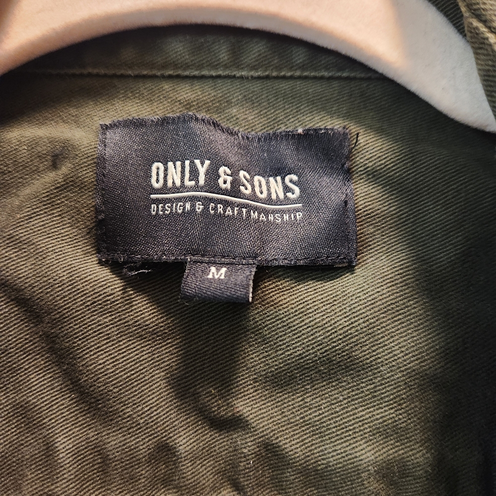Only & Sons Utility Button Down Long Sleeve Shirt… - image 2